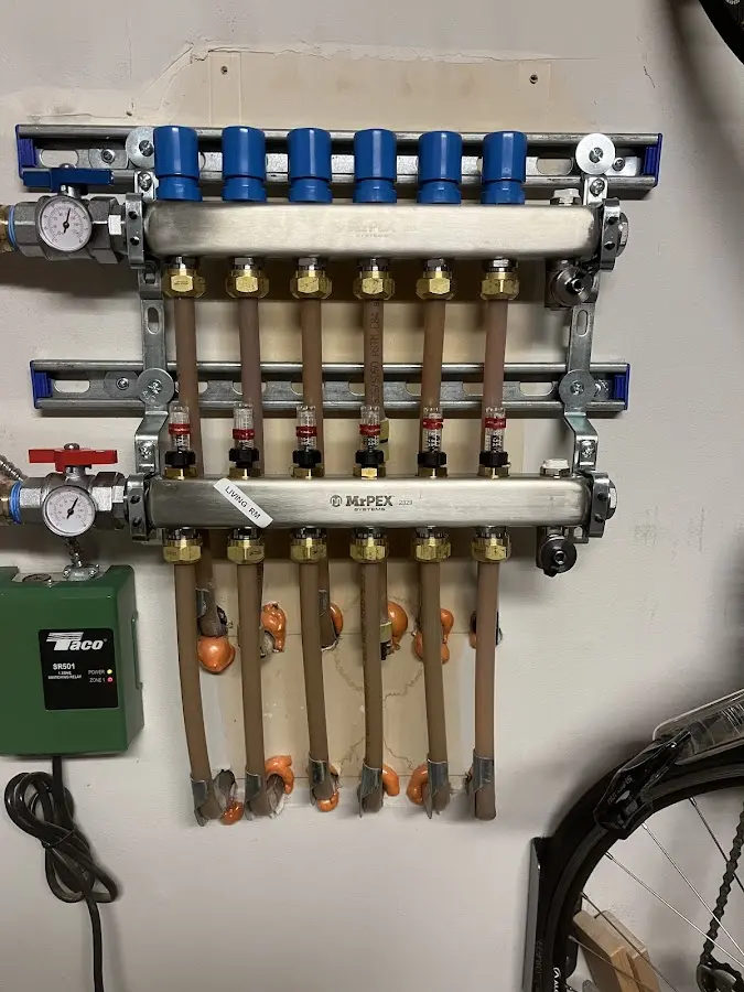 Plumber performing Gas Leak Detection at a residential property in Druid Hills